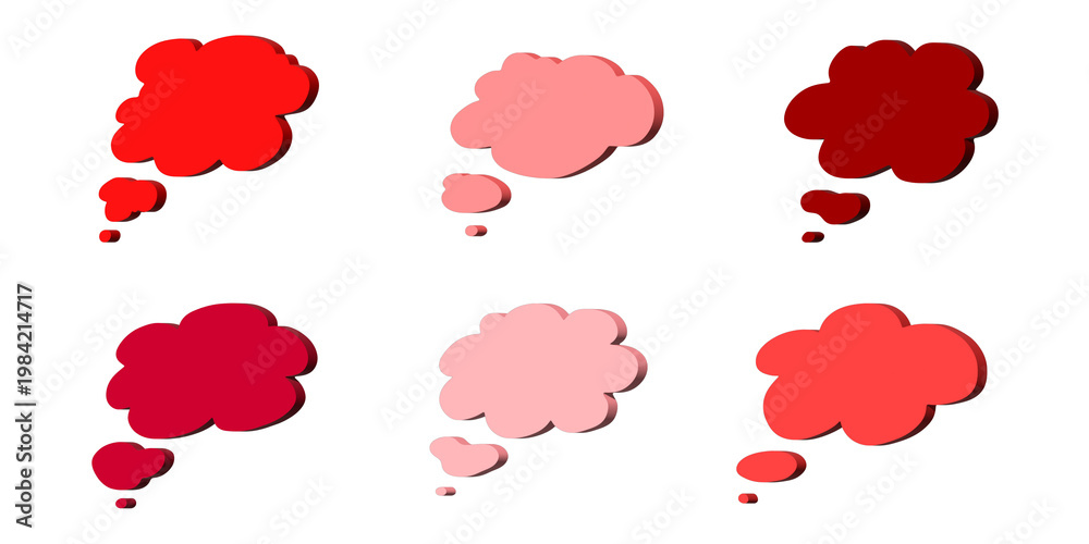 Obraz premium 3d speech bubble Blank empty message box Textbox frame for banners, price tags, stickers, design
