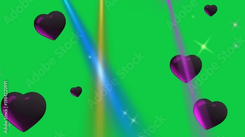 Dance Party Light Overlay VFX Green Screen Club Lighting Effect