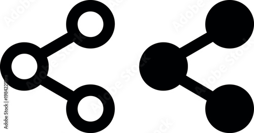 Chemical structure representation of two different molecular models