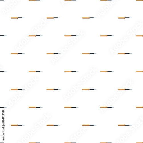 Wood carving chisels arranged in a repeating pattern on a white background