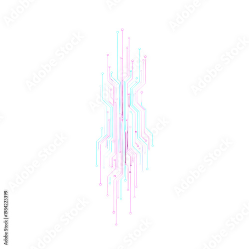 Colorful abstract vertical line pattern.