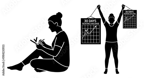 A comparison between traditional and modern data analysis methods in a professional setting Vector, illustration