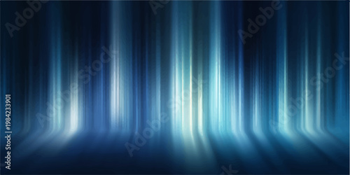 Tableau sur toile abstract depiction of a vibrant auroral display, offering a mesmerizing visualization of natural light phenomenon, a dance of color
