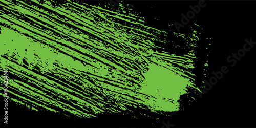 Abstract green and black grunge vector background.