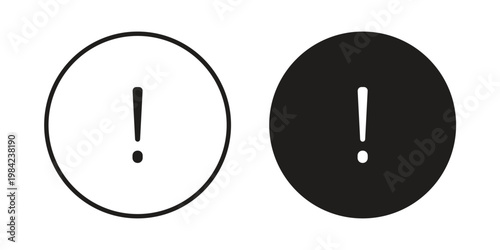 Info icon simple black and white line and clip art illustrations