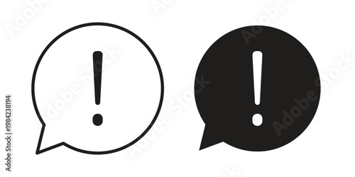 Info icon simple black and white line and clip art illustrations