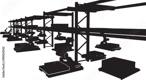 Food cart, bicycle vendor, black silhouette, street food, urban icon