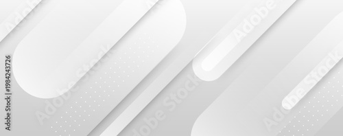 Clean abstract white paper background featuring a minimal vector line design with a light cotton texture for a blank hygiene banner or medicine template illustration