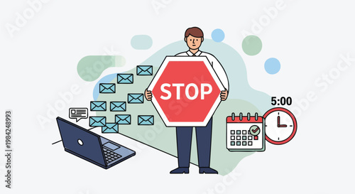 Digital Detox Stopping Email Overload for Enhanced Productivity and Effective Time Management in the Workplace