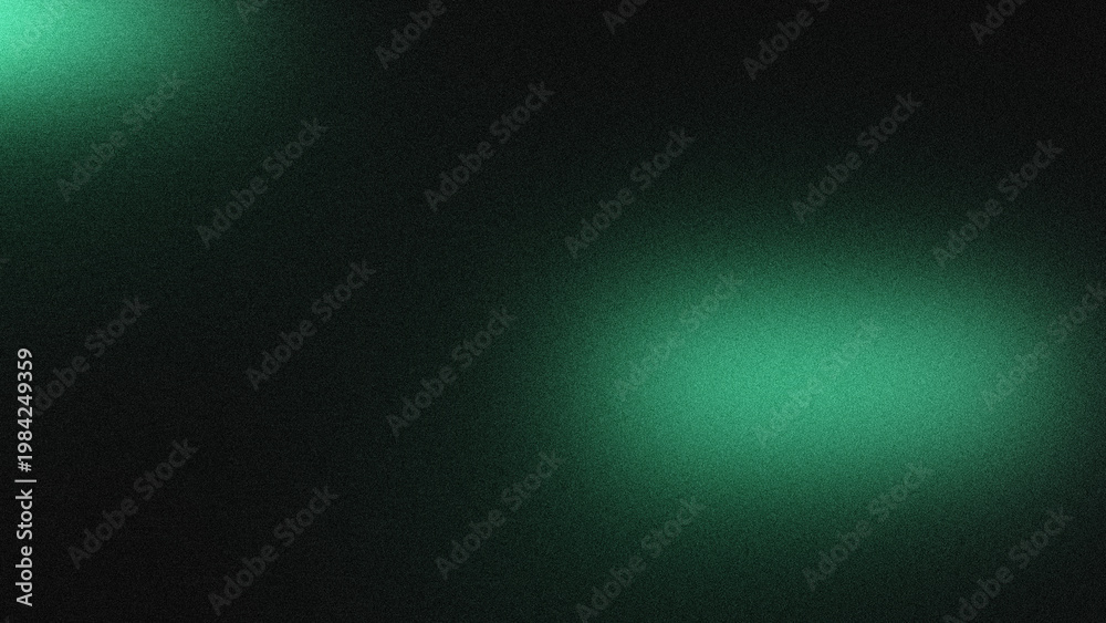 Obraz premium Abstract Grainy Teal Gradient Background with Dual Light Leaks