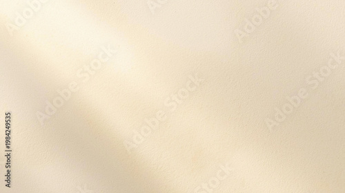 Slika na platnu Minimalist beige wall texture with soft natural sunlight shadow, high-resolution neutral background for professional branding, clean aesthetic interior design, perfect for mockups, websites, and ads