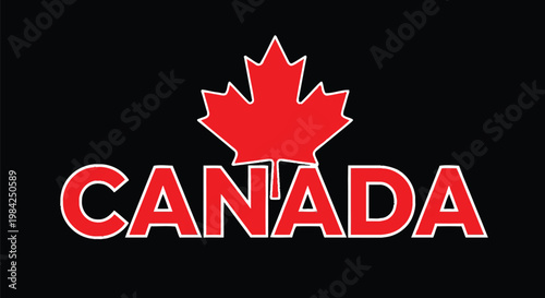 Vibrant canada logo a bold representation of national pride and identity