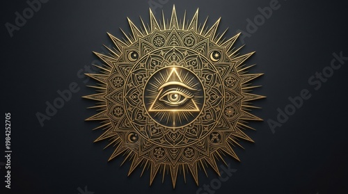 All seeing eye sacred geometry