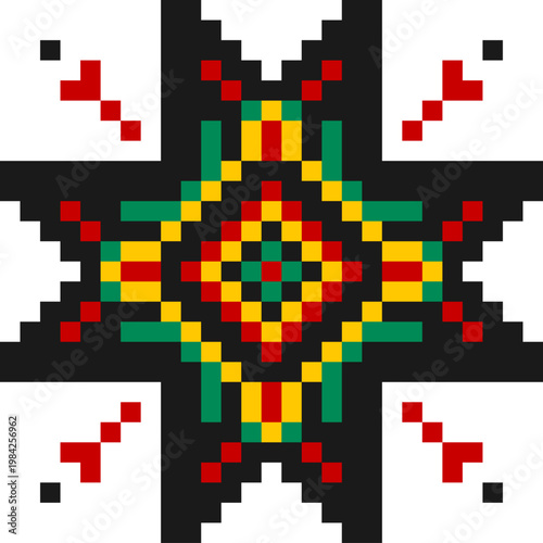 Slavic Geometric Ornament