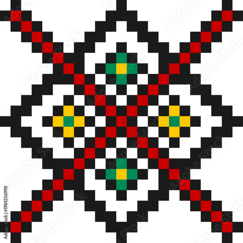 Pixelated Motif
