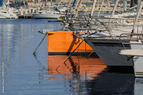 The port of Port de Bouc, in Provence