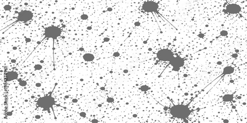 Abstract a mesmerizing pattern of ink blots, creating a dynamic visual texture perfect for artistic and design projects, showcasing the beauty of imperfection and the allure of raw, expressive art.