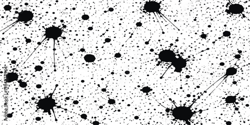 Abstract Inkblots: Capturing dynamic interplay of ink and surface.