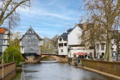 Wallpaper Mural The Bridge Houses of Bad Kreuznach are an iconic and unique landmark situated in the heart of Bad Kreuznach Torontodigital.ca