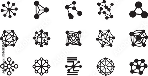 Geometric Network and Molecular Structure Symbols