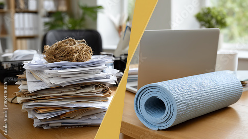 Massive Pile of Documents and Papers on an Office Desk