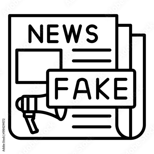 Fake news Icon