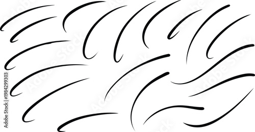 Abstract black lines a dynamic and chaotic pattern