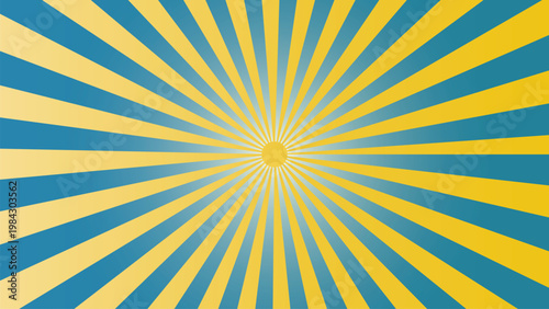 Vibrant circus background with sunburst rays perfect for event designs parties and themed visuals