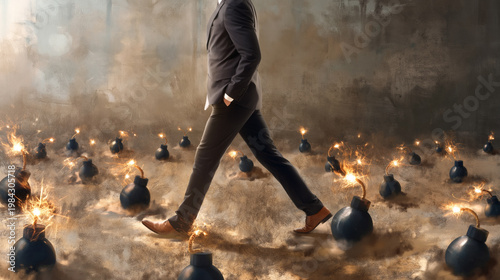Navigating risks as a businessman in a world of hidden dangers and challenges