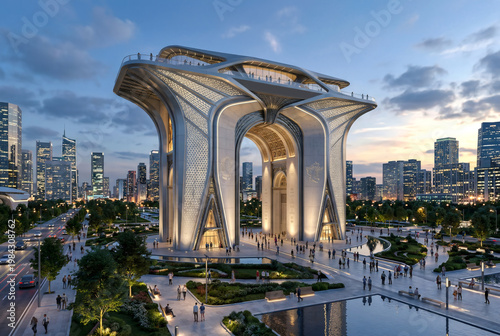 Futuristic Urban Gateway