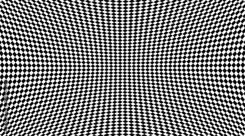 Black white diamond optical illusion pattern abstract geometric background