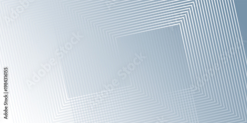 Abstract hexagon lines on gray background. Geometric stripe line art design for poster, brochure, cover, website, banner.