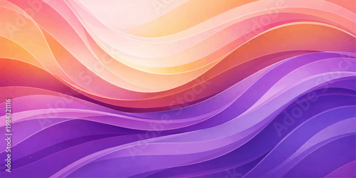 Abstract colorful wavy vector background with flowing lines, curves, and energetic blue and pink design elements