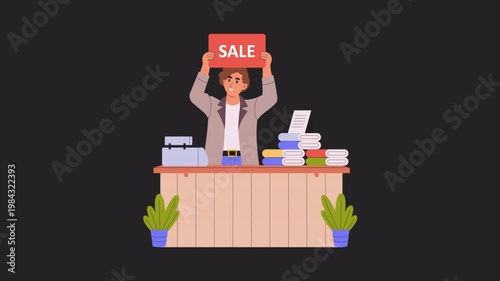 Market Discount   animation alpha channel 