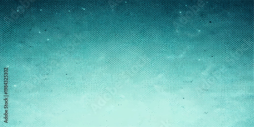 Blue vintage grunge paper texture background with worn painted wall surface in blue tones