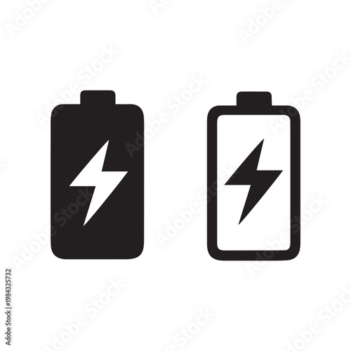 Charging icons, green charging, full, eco charge,
