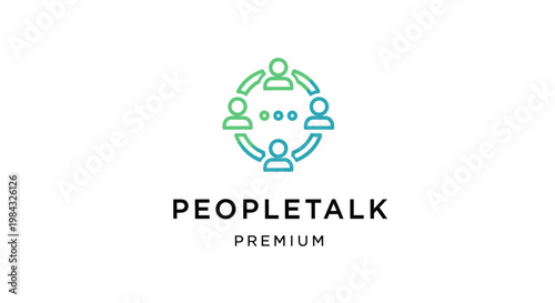 People talking in a circle.