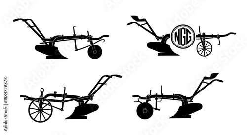 Tractor plow agricultural equipment tool.