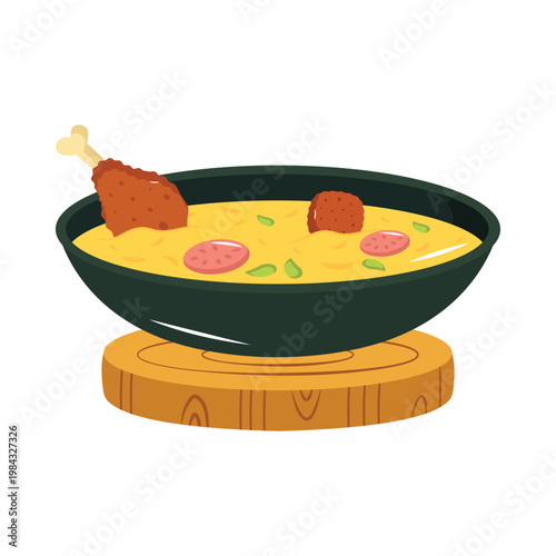 Biriyani vector Flat Icons Eps 10 File