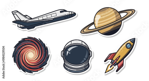 Space Shuttle and Rocket Ship Models.