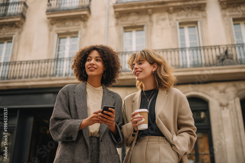 young couple talking on the phone