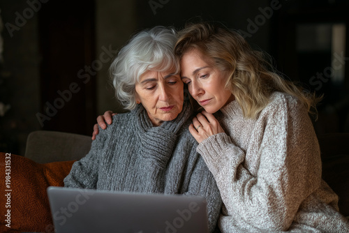grandmother and granddaughter