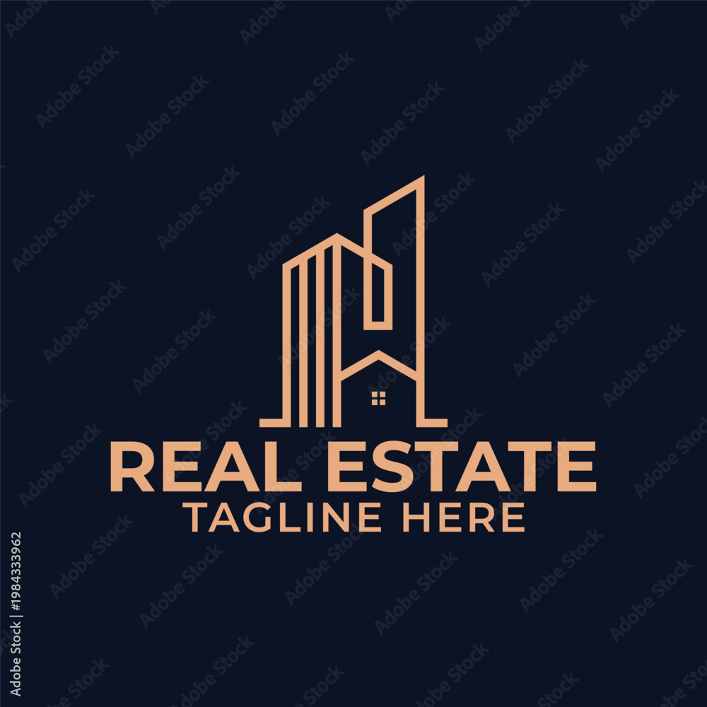Fototapeta premium Real Estate Company Logo