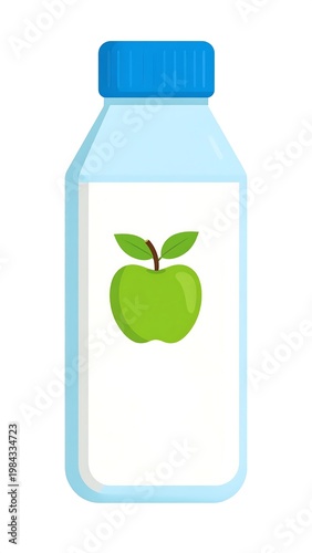 Apple Juice Bottle.