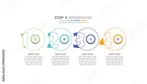 Presentation business abstract background infographic template colorful