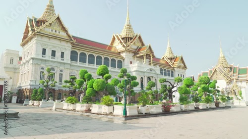 Awesome view of the Grand Palace in Bangkok, Thailand