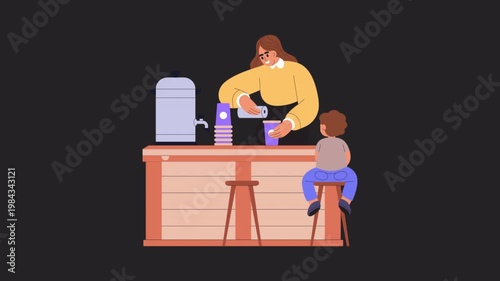 Counter Negotiation   animation alpha channel 