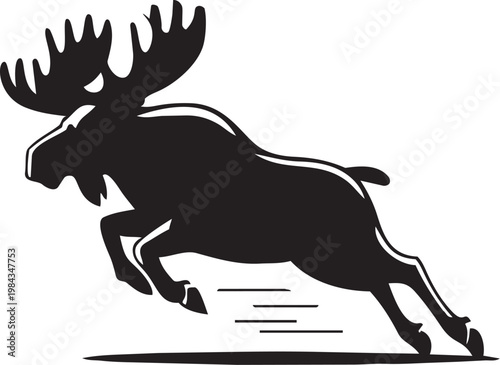 deer silhouette vector