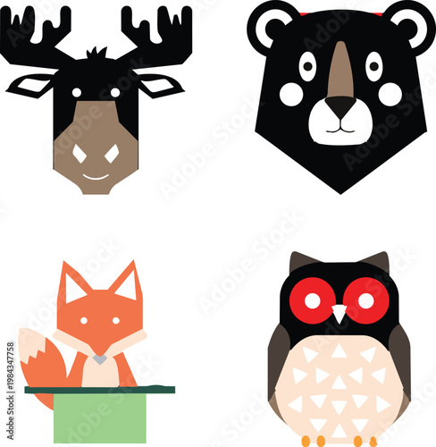 set of animals