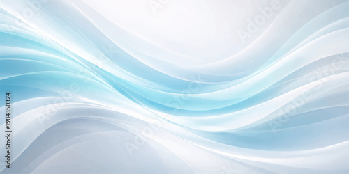 Abstract blue wave background featuring a futuristic design with flowing light lines and curved motion shapes in a vector illustration for a professional business technology backdrop